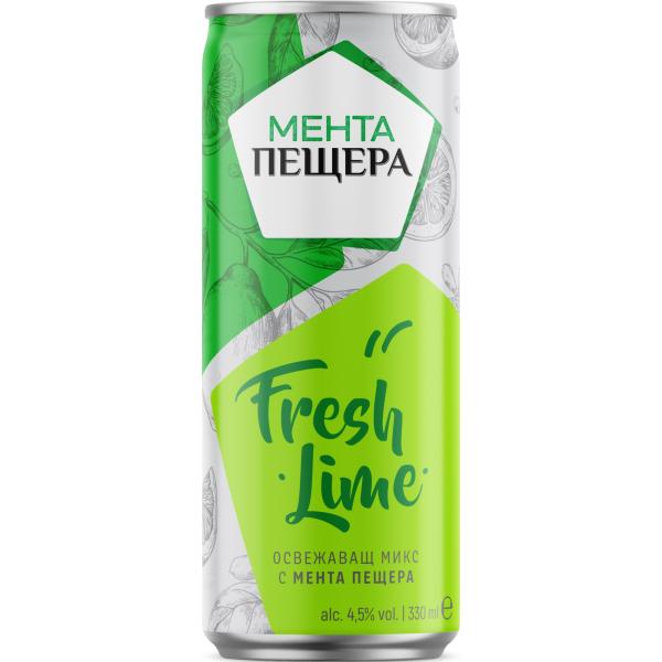 МЕНТА ПЕЩЕРА ФРЕШ ЛАЙМ КЕН 0.33л/6