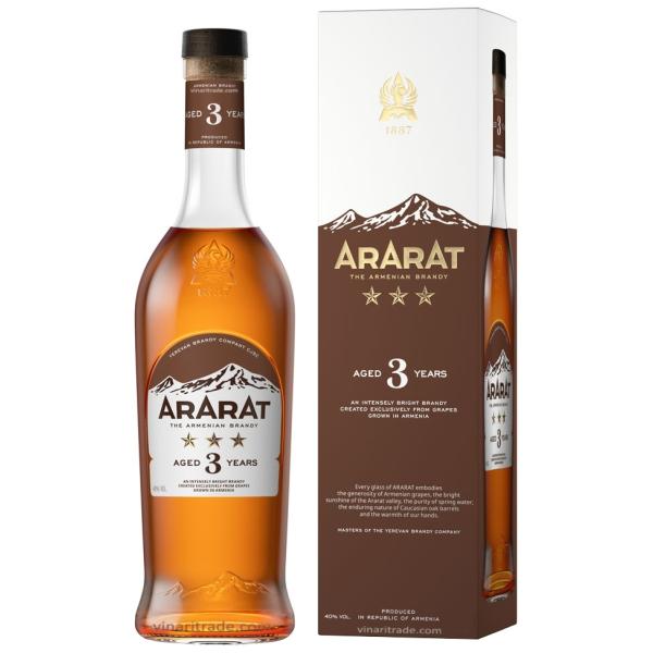 АРМЕНСКО БРЕНДИ АРАРАТ 3год. 0.7л