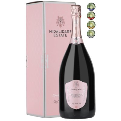 ПЕНЛИВО ВИНО МИДАЛИДАРЕ РОЗЕ ЕКСТРА БРУТ NV 1.5л