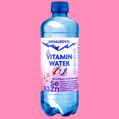 МИХАЛКОВО ВИТАМИННА ВОДА ВИШНЕВИ ЦВЕТЧЕТА 0.5л/6
